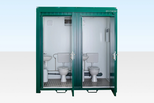1+1 Double Mains Toilet 8Ft x 5Ft (Green) 2