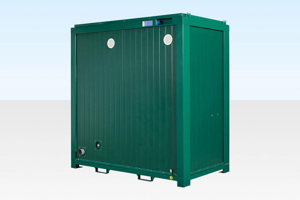 1+1 Double Mains Toilet 8Ft x 5Ft (Green) 4