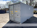 20' x 8' x 8,5' hoch - Neuer zweitüriger Versand-/Lagerbehälter - Grau