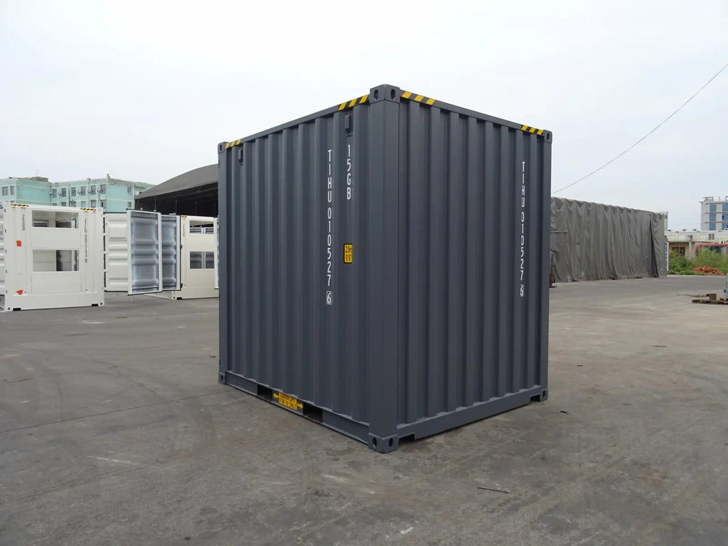 10' HC RAL 7015 Schiefergrau EOD-Mini-Container 5