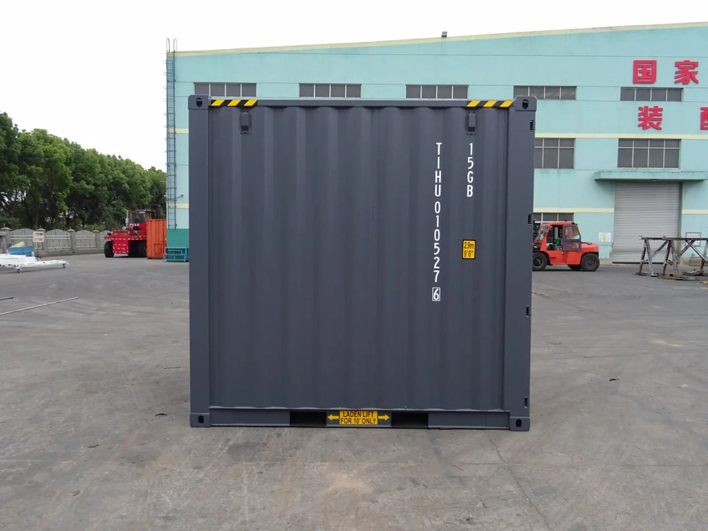 10' HC RAL 7015 Schiefergrau EOD-Mini-Container 4