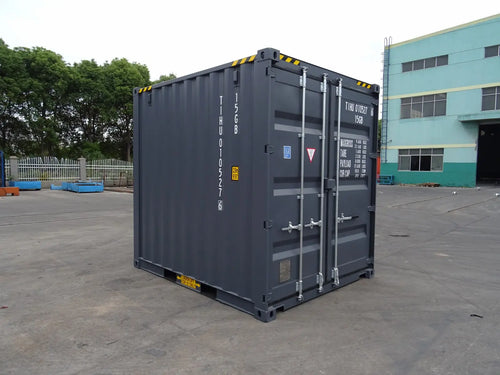 10' HC RAL 7015 Schiefergrau EOD-Mini-Container 2