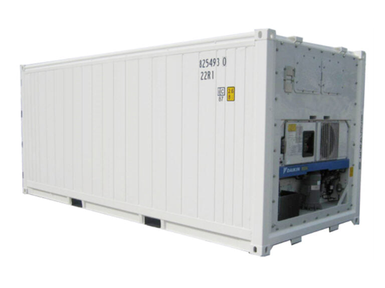Kühlcontainer für die Lagerung - Reefers