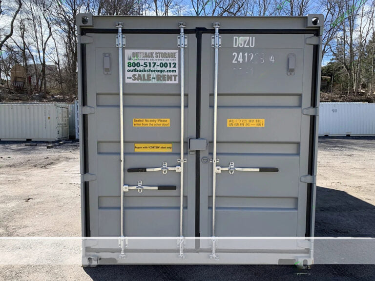20' x 8' x 8,5' hoch - Neuer zweitüriger Versand-/Lagerbehälter - Grau 3