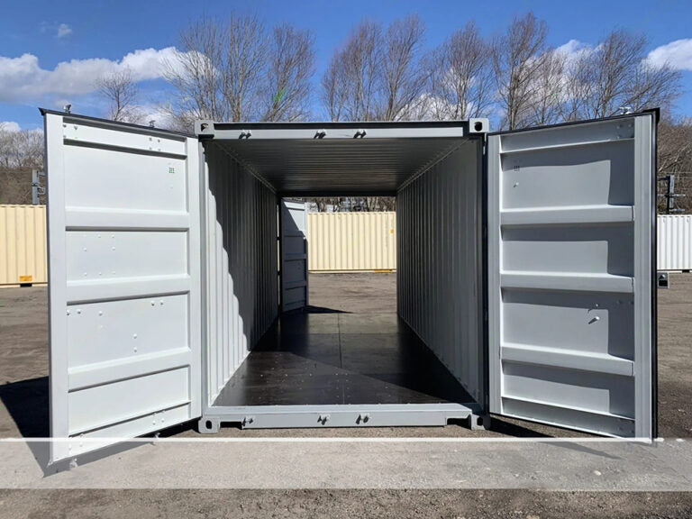 20' x 8' x 8,5' hoch - Neuer zweitüriger Versand-/Lagerbehälter - Grau 4