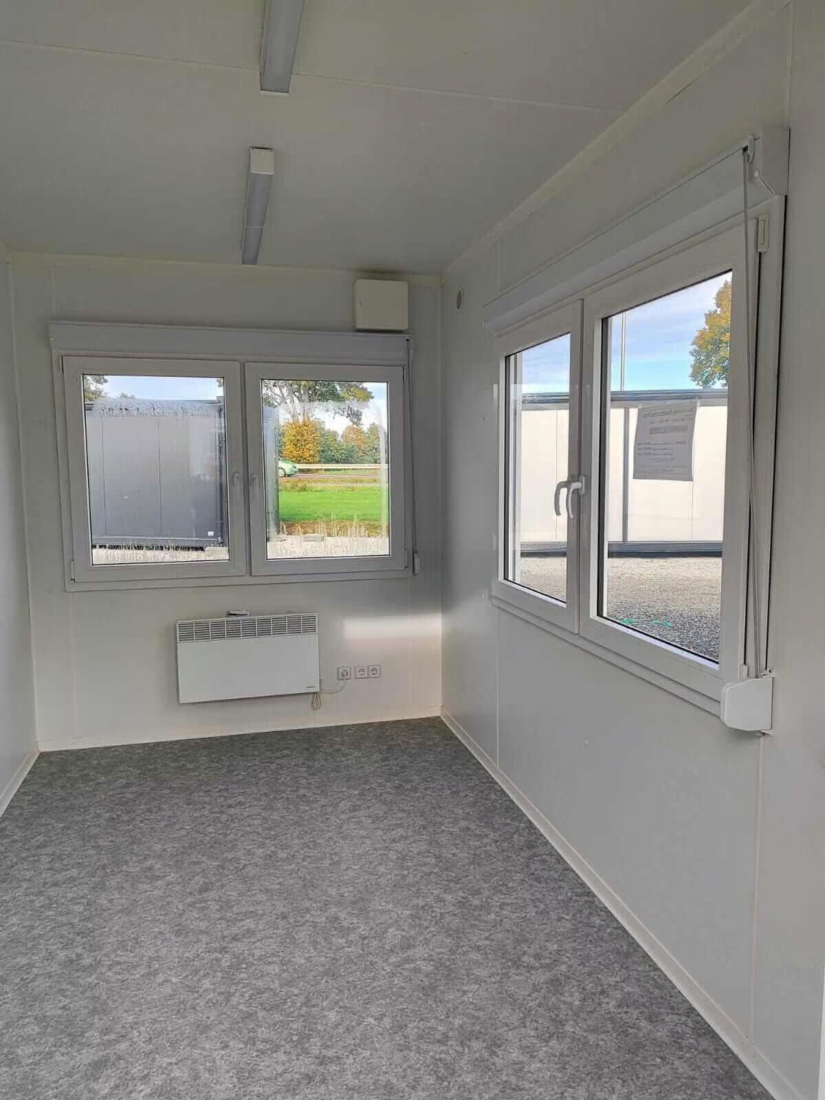 SOFORT VERFÜGBAR - Einzelcontainer mit 2 Fenstern 10 4