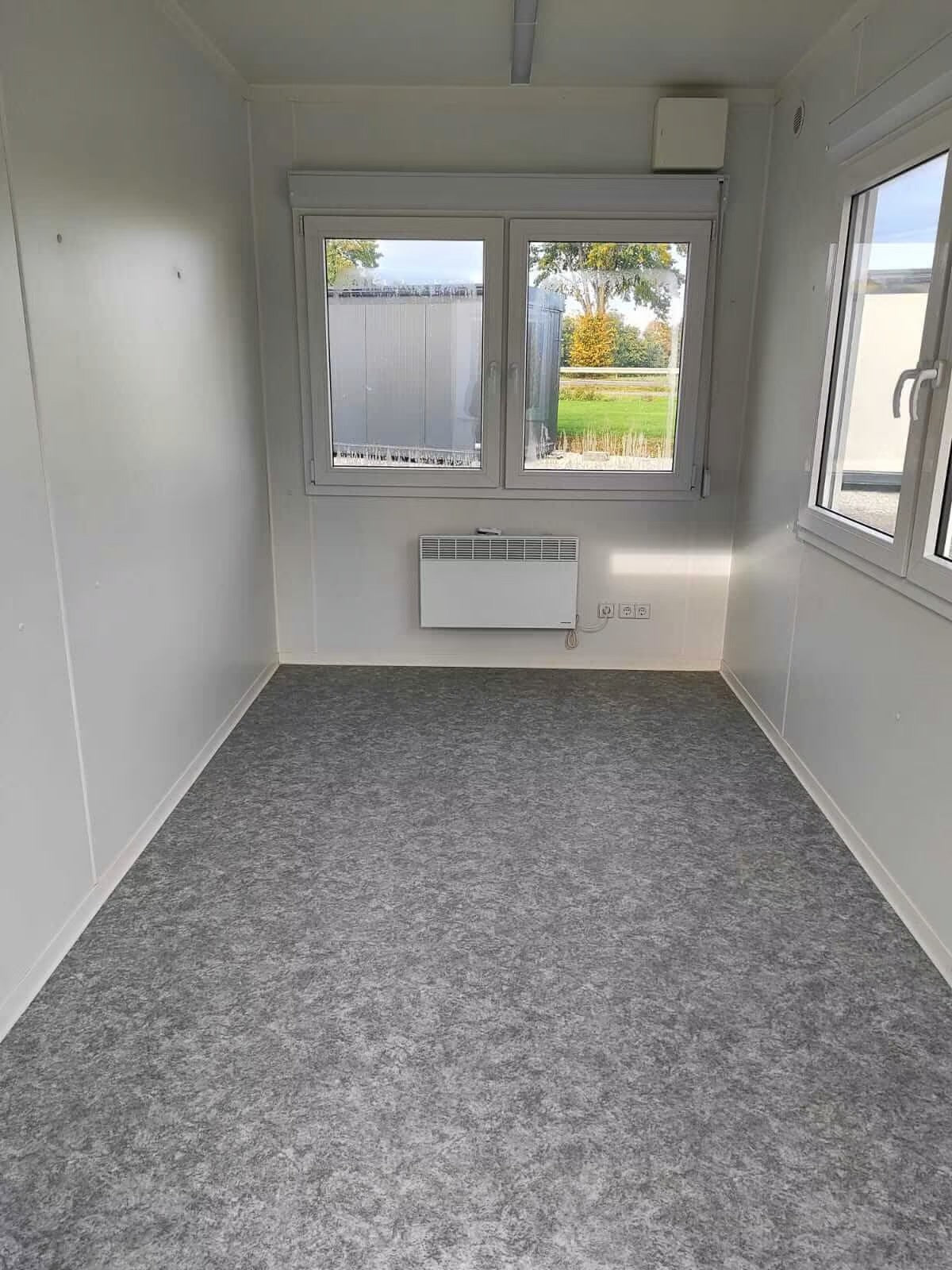 SOFORT VERFÜGBAR - Einzelcontainer mit 2 Fenstern 10 5