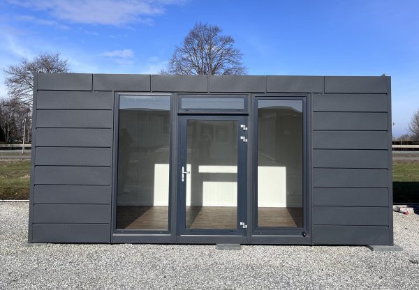 Verkaufspavillon mit bodentiefen Fenstern 18 RAL 7016 2