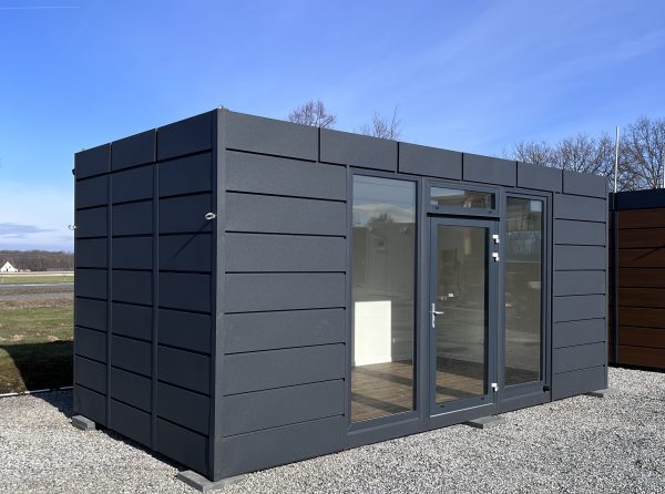 Verkaufspavillon mit bodentiefen Fenstern 18 RAL 7016 3
