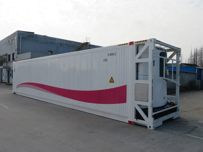 Neuer 40-Fuß-High-Cube- und 45-Fuß-"Belt and Road"-Kühlcontainer für den Schienenverkehr. 2